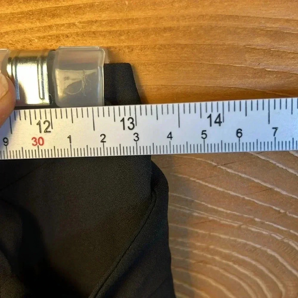 Krisa by revolve womens‎ wrap asymmetrical skirt XS oversized black midi event - Picture 2 of 11